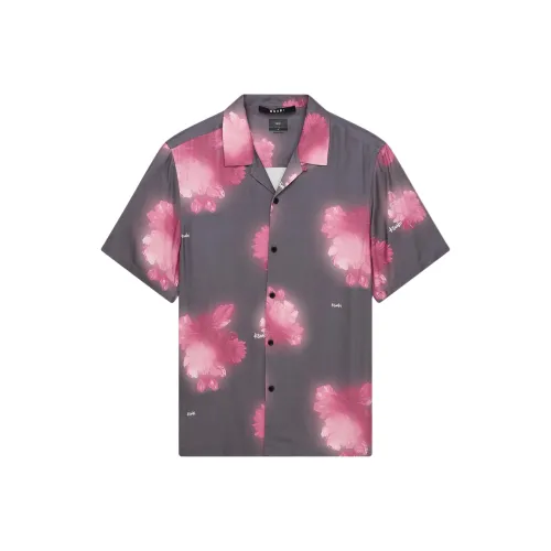 Ksubi Серый Черный Мужские Рубашки