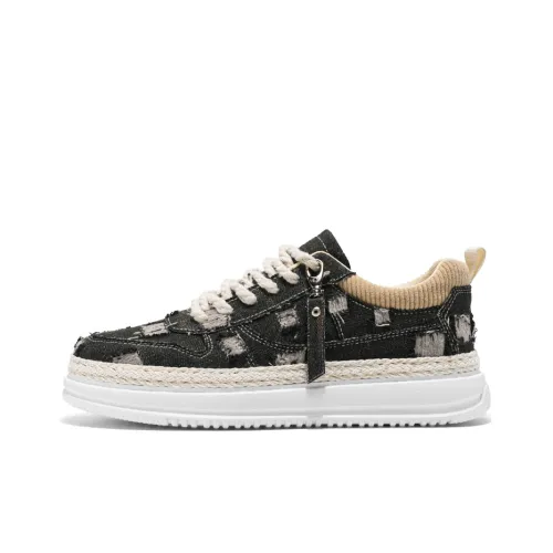YIVELOVE Low-Top Canvas Shoes Men's