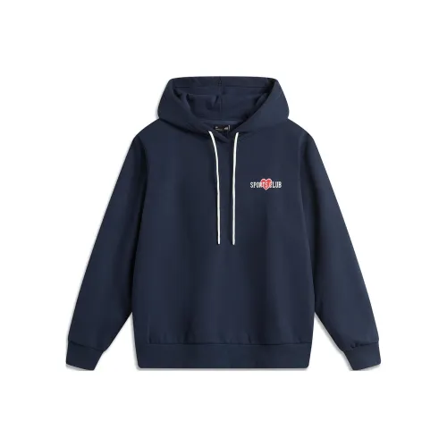LINING Sports Life Collection Темно-ирисовый синий Женские Толстовки