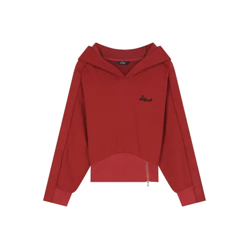 ELF SACK Ангора Красный Сладкий и Пряный Толстовка с рукавом летучей мыши Женская