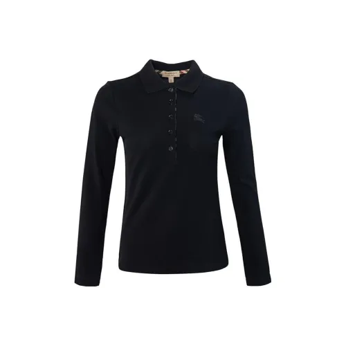 Burberry Поло Женское Черное