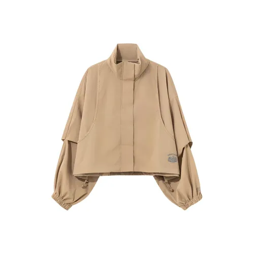 KEEN x EMMI AW24 ZIP UP Куртка Куртки Пальто Женские Хаки