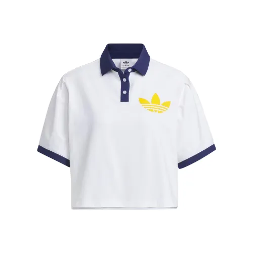 Adidas Originals Поло Женское Белое