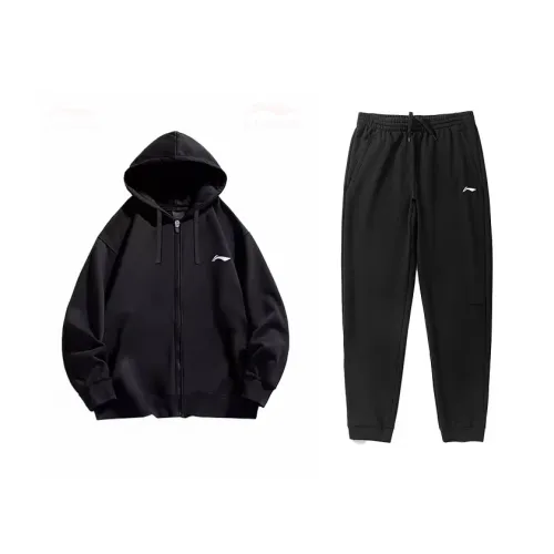 LINING Повседневная спортивная одежда Унисекс Черный