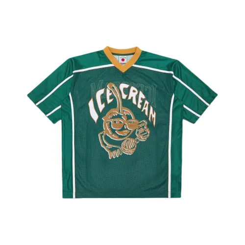 ICECREAM SS25 Футбол Джерси Мужской Зеленый