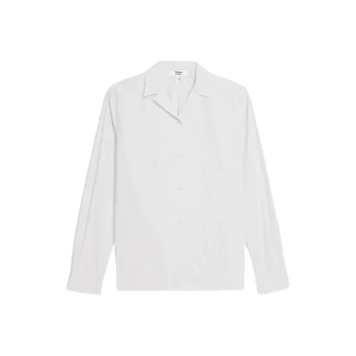 THEORY Дизайнер Co Автор Коллекция Рубашка Женская Смешанная Белая