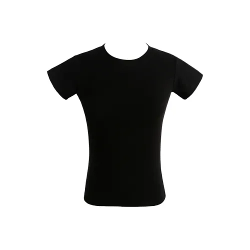 HEISU Черные Женские Футболки