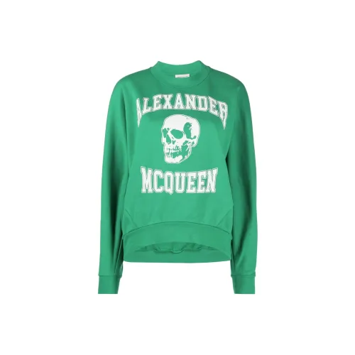 Alexander McQueen Зеленые Женские Свитшоты