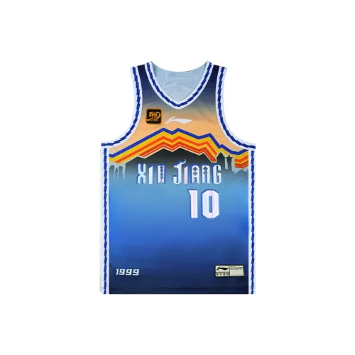 LINING CBA Collection Коллекция Баскетбольные Джерси ZHAO RUI №10 Мужской Dream Blue