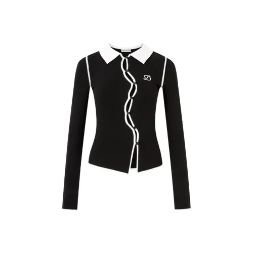 DIANA VEVINA T-рубашка Женская Черная