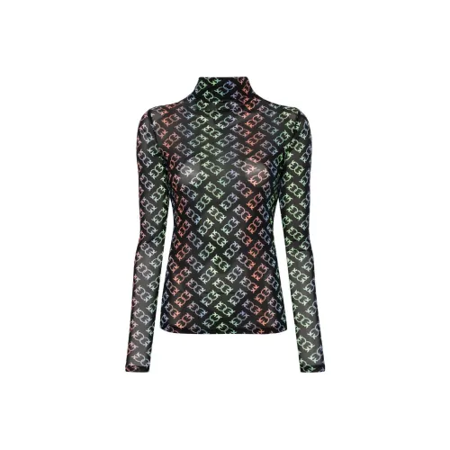 PINKO T-рубашка женская черная многоцветная