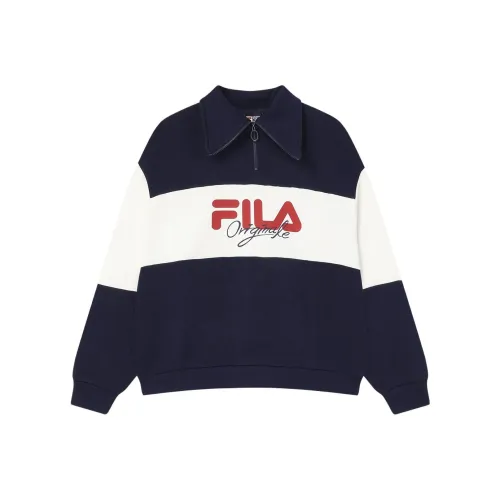 FILA Темно-тихий синий Унисекс Трикотаж