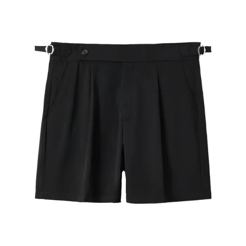 WAYNEXZAVIER Повседневные шорты Мужские Черные