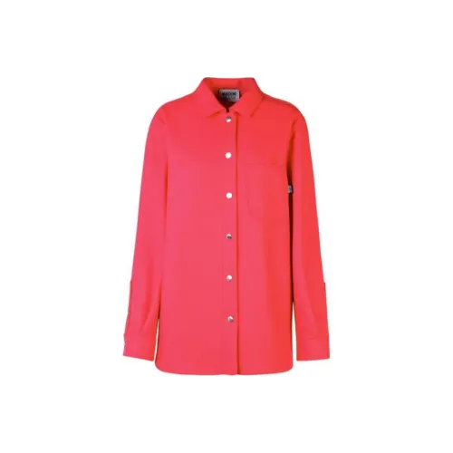 MOSCHINO Рубашка Женская Розовая Красная