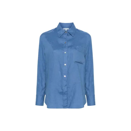 VINCE Синие Женские Рубашки