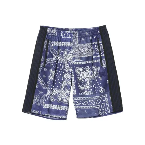 Needles Синие Унисекс Повседневные шорты