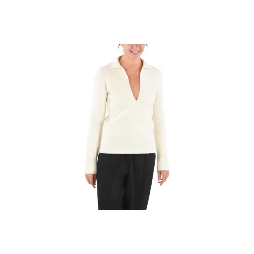 JIL SANDER Белый Женские Кашемировые Свитеры