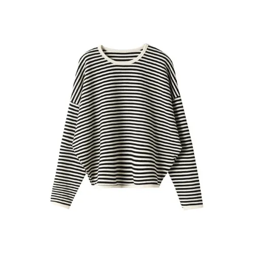 FOREVER 21 Черно-белые полосы Женские Свитшоты