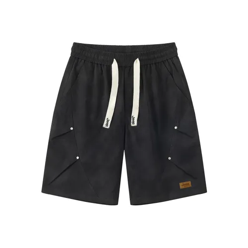 JEEP Leisure Collection Карго Шорты Мужские Черные