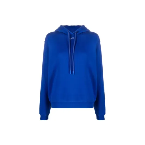 Off Белый и синий цвет Женские Свитшоты