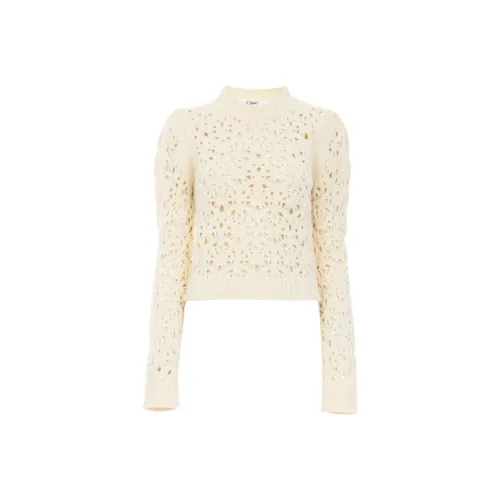 Chloe FW24 Трикотаж Женский Белый