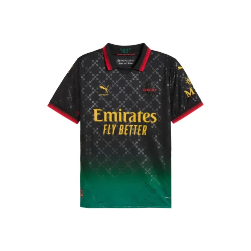 PUMA AC MILAN Футбол Джерси Мужской Черный