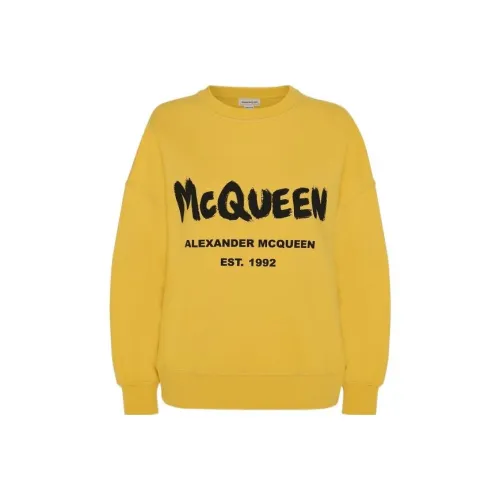 Alexander McQueen SS22 Свитшот Женский Желтый