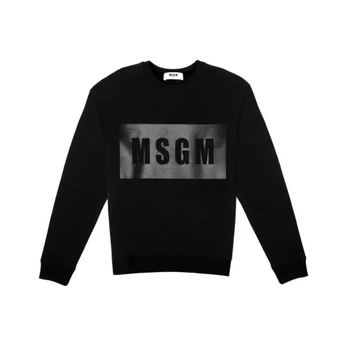 MSGM Черные Женские Свитшоты