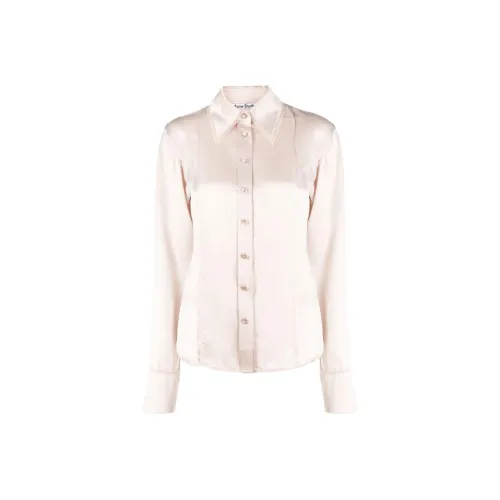 Acne Studios Рубашка Женская Бежевая