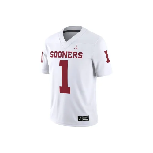 Джордан Oklahoma Sooners Dri Fit COLLEGE Спортивная одежда Мужская Белая