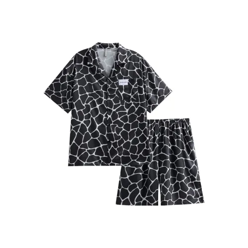 Same Language Пижамный комплект Мужской Морской синий Ледяной