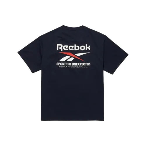 Reebok Морской синий Женские Футболки
