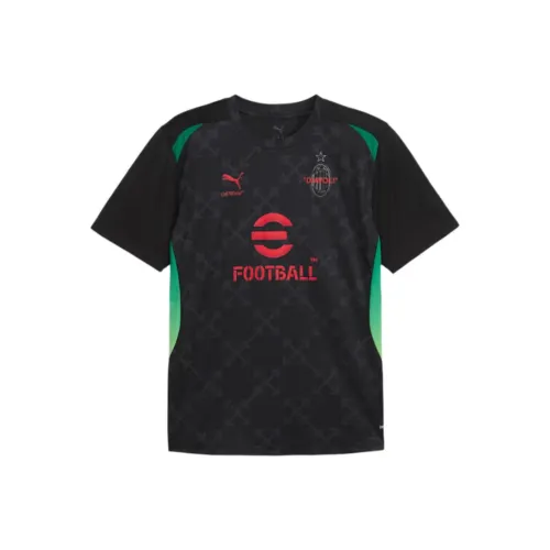 PUMA Черная Мужская Футбольная Джерси