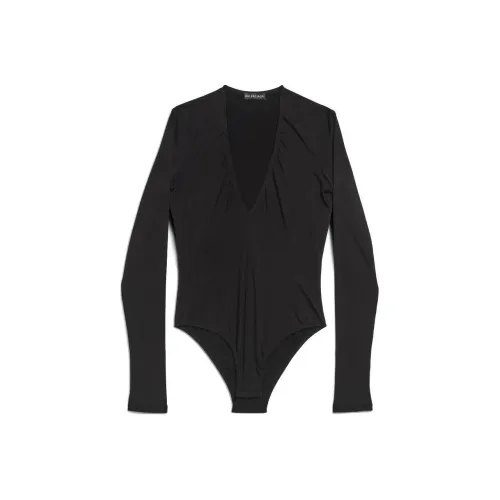 Balenciaga SS24 Комбинезон Slim Fit Женский Черный