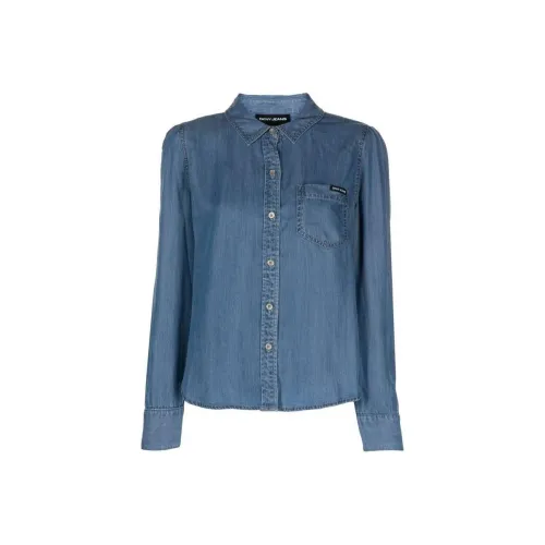 DKNY Синие Женские Рубашки
