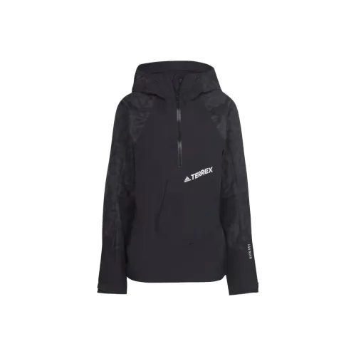 adidas Terrex Techrock Rain Rdy Anorak Куртки Пальто Женские Черный