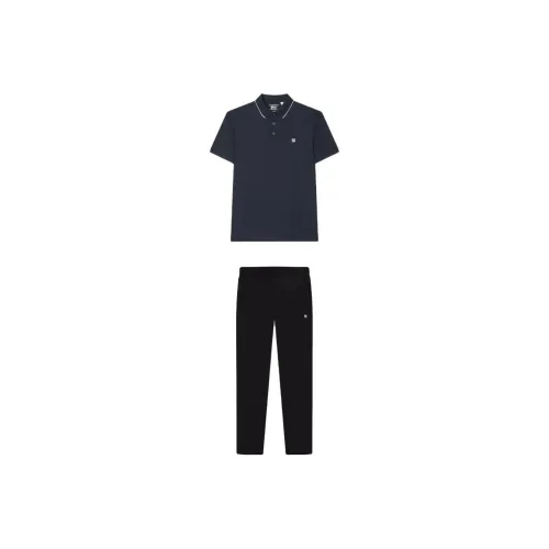 FILA Легенда Синий + Jet Черный Мужская Повседневная Спортивная Одежда