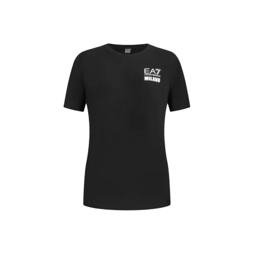 EMPORIO ARMANI EA7 Черные Женские Футболки