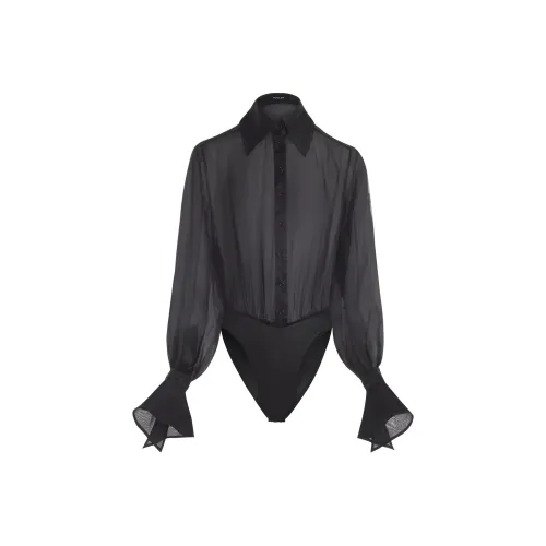 Mugler SS24 Комбинезон Женский Черный