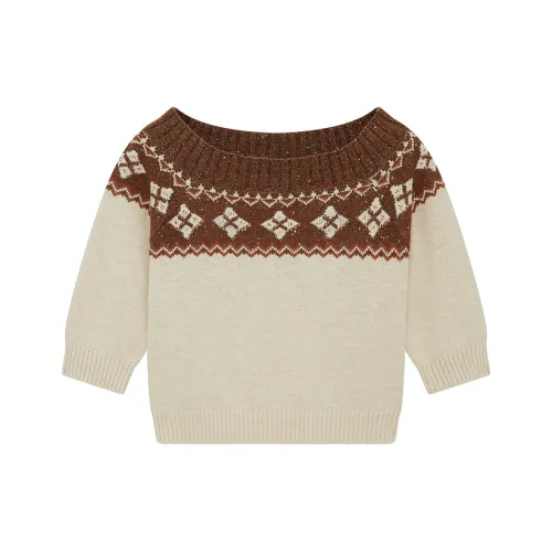 D'zzit Экрю Женская Трикотажная Одежда