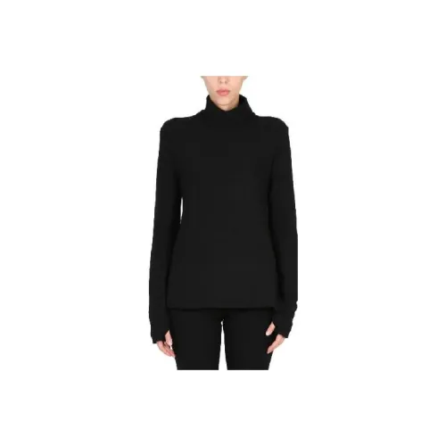 JIL SANDER Черный Женские Кашемировые Свитеры