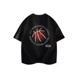 Black (Улучшенный 260g Тяжелый 100% хлопок Двойная пряжа)