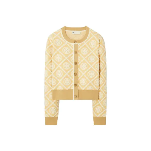 Tory Burch SS24 Трикотаж Женский Светло-Коричневый