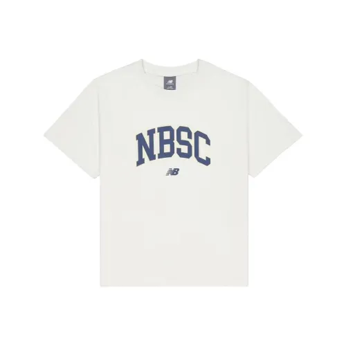 New Balance Big NBSC Белые Женские Футболки