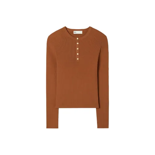 Tory Burch SS24 Трикотаж Женский Корица Коричневый