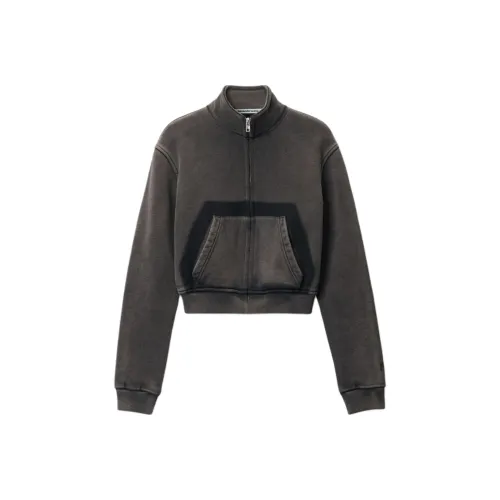 Alexander Wang FW24 Куртки и Пальто Женские Промытый Тень Эффект