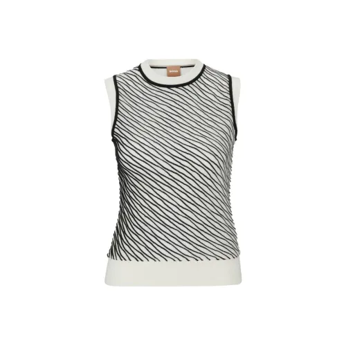 HUGO BOSS Белый Женские Трикотаж