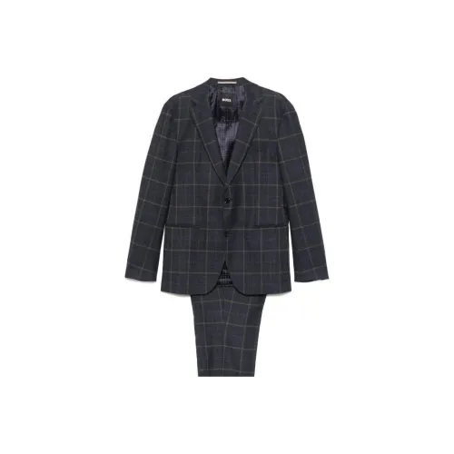 Hugo Boss Бизнес-костюм мужской синий