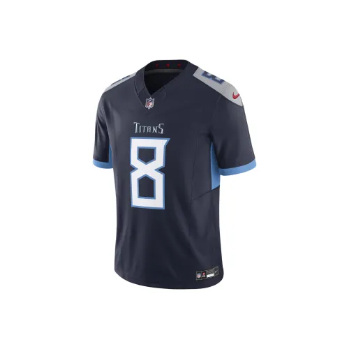 nike Dri FitNFL Will Levis Tennessee Titans Регби Джерси Мужской Морской синий
