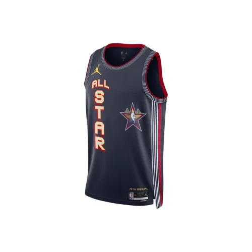 Jordan x NBA All Star Баскетбольная Джерси Мужская Полночный Синий
